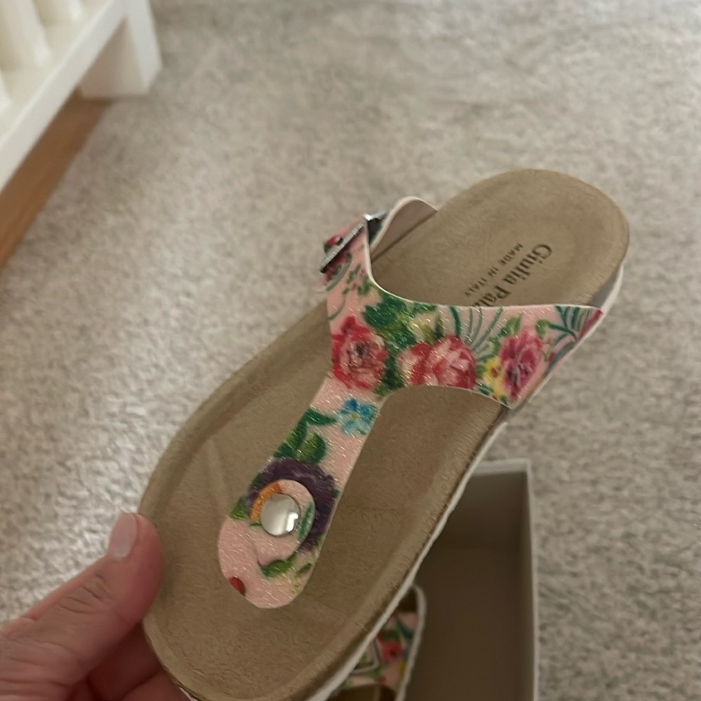 Floral sandals